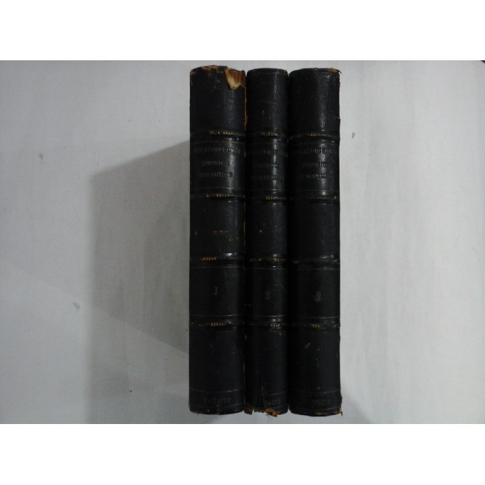 CHRONICA ROMANILOR - Gheorghe SINCAI - 3 volume - ed. 1886 CHRONICA ROMANILOR - Gheorghe SINCAI - 3 volume - ed. 1886